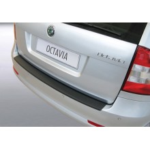  Накладка на задний бампер полиуретановая Skoda Octavia Combi (2009-2012)
